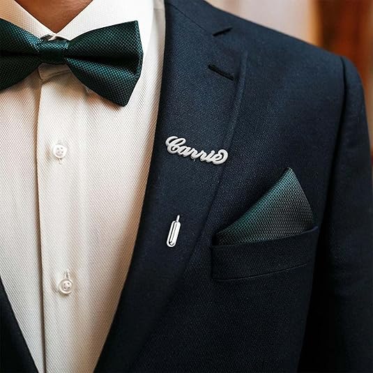 Customize Name Coat Pin