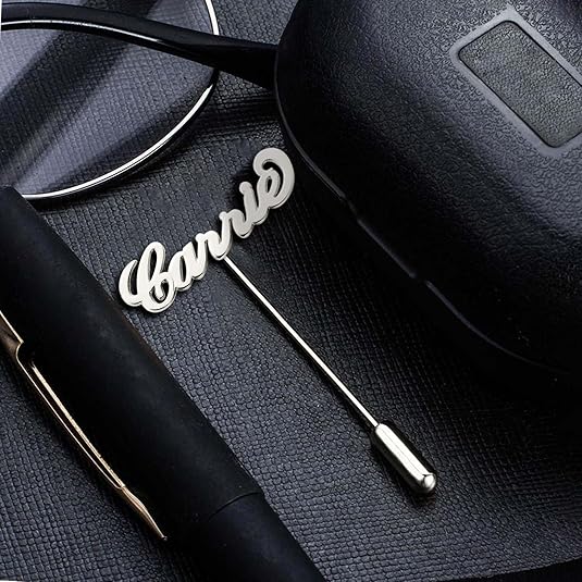 Customize Name Coat Pin