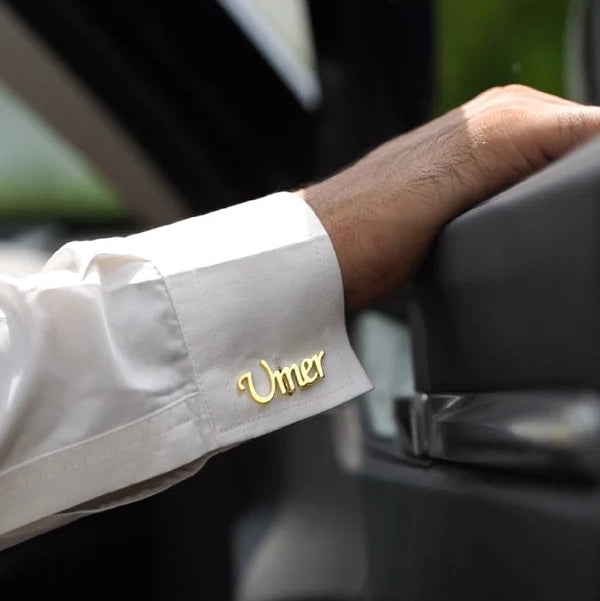 Stylish Name Cufflinks