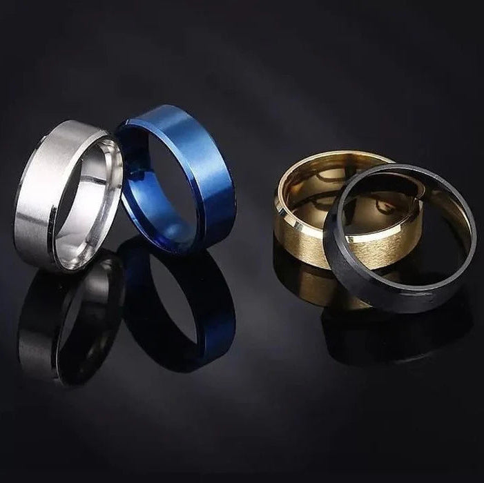 Engraved Ring with Your Name Pack of 2