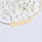 Single Name Necklace