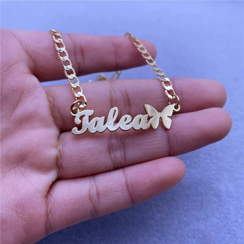 Customized Necklace With Butterfly