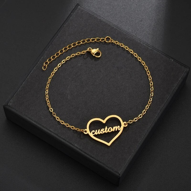Customized Bracelet With Heart