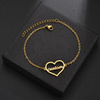 Customized Bracelet With Heart